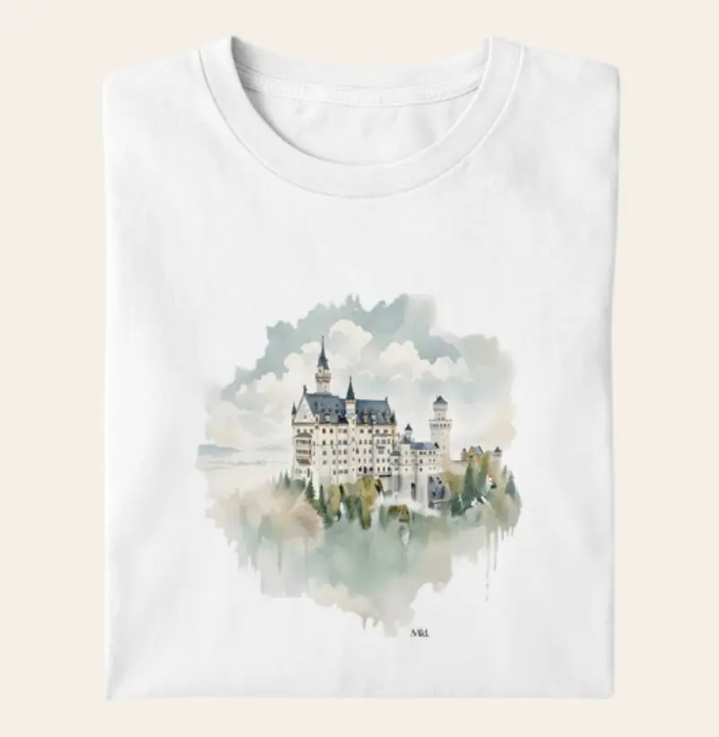 Camiseta Algodão Premium - Castelo dos Sonhos 