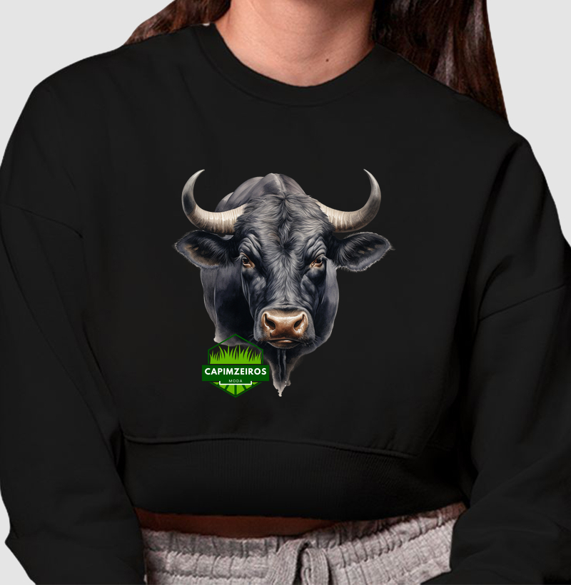 Cropped Moletom Capimzeiros - Touro 10