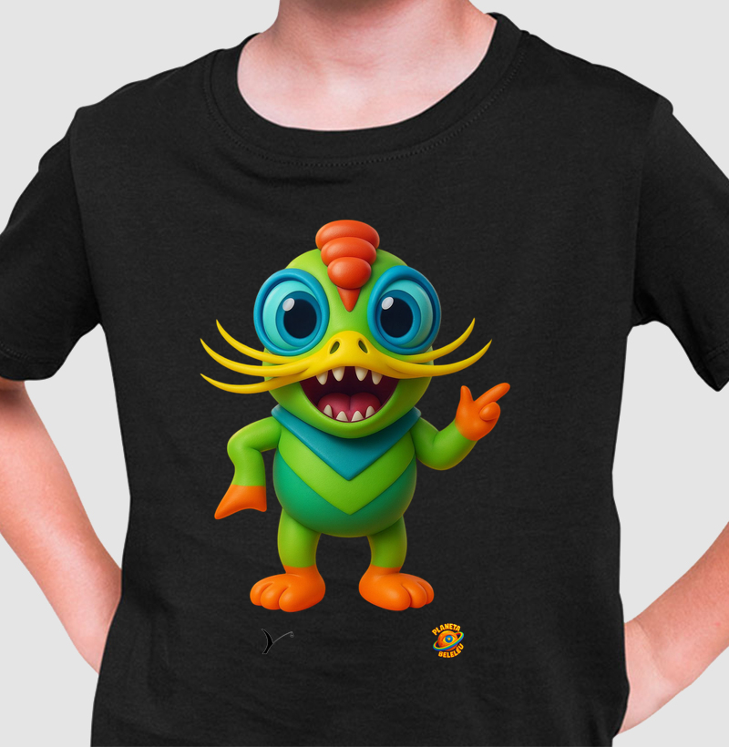 Camiseta Infantil Exkel | Aventuras do Planeta Beleléu