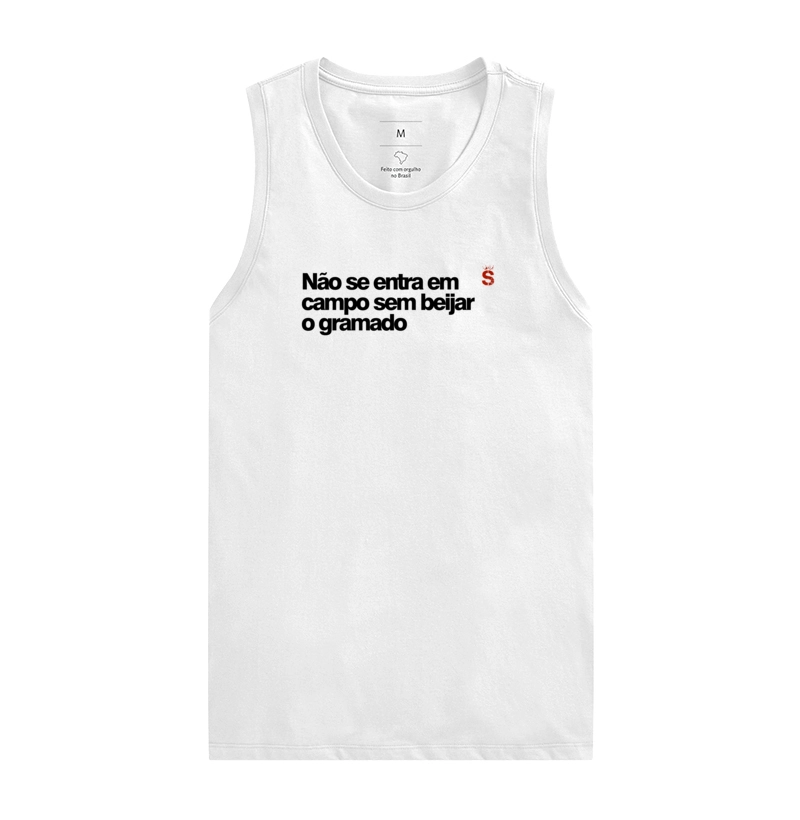 Não se entra em campo sem beijar o gramado