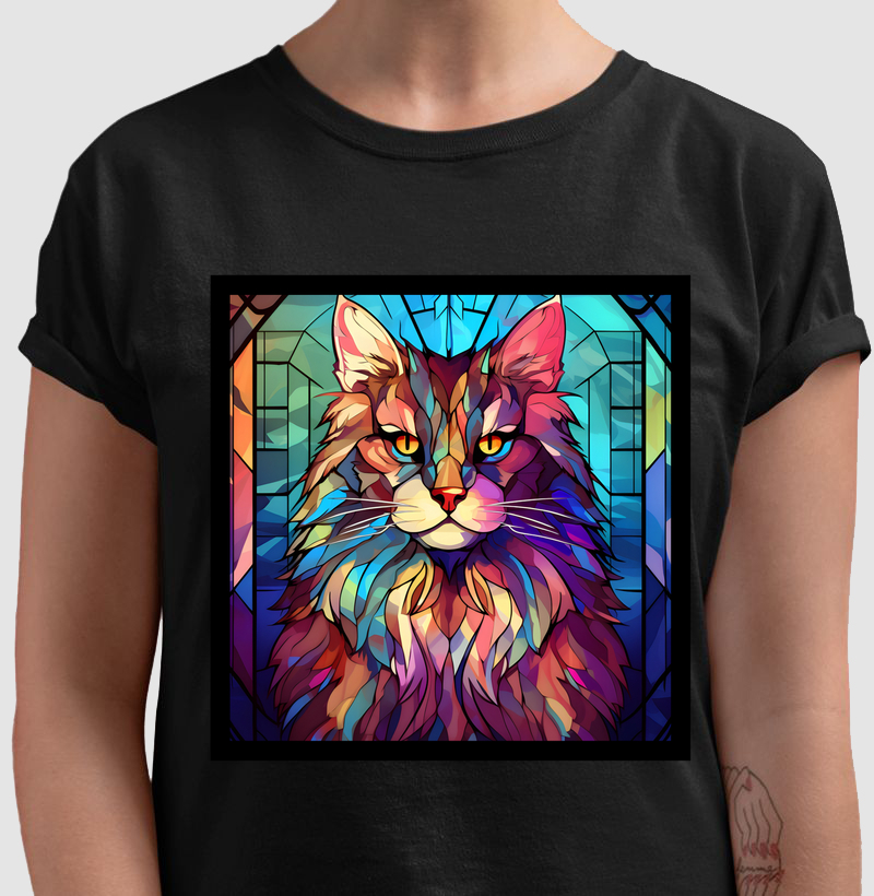 Vitral: Norueguês da Floresta 