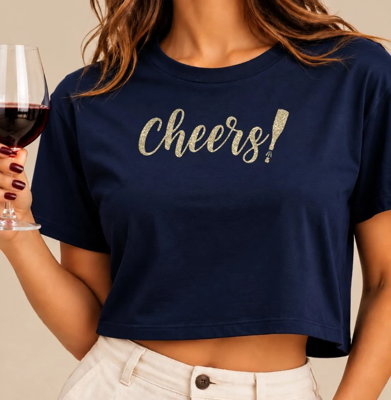 Camiseta Cheers - Cropped