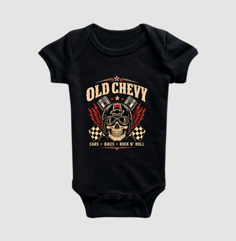 Ride or Die | Steel & Wheels - Old Chevy - Body Infantil