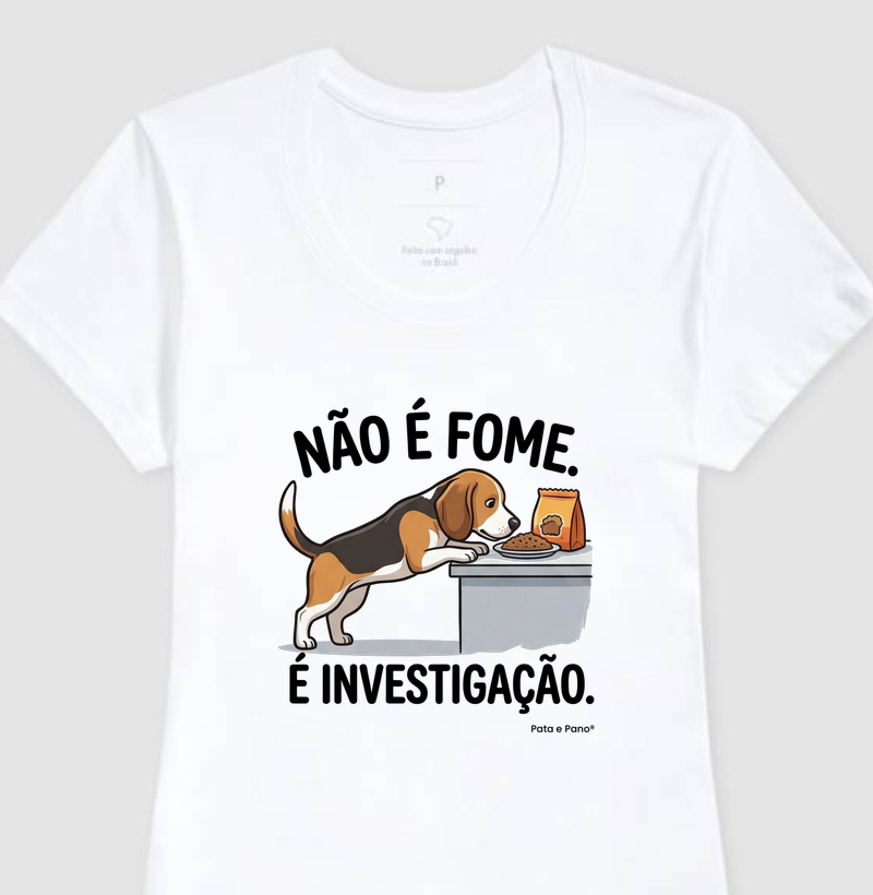 CAMISETA BEAGLE INVESTIGAÇÃO - Camiseta