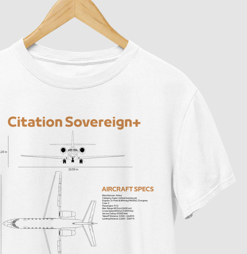 Cessna Citation Sovereing+ - Blueprint