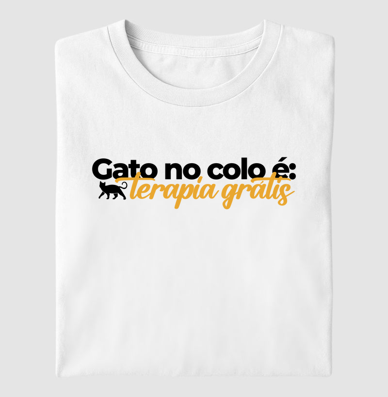 Gato no colo é terapia