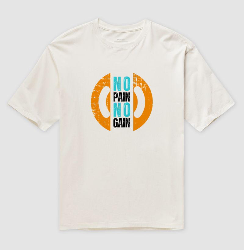 Camiseta Fawk - No Pain No Gain