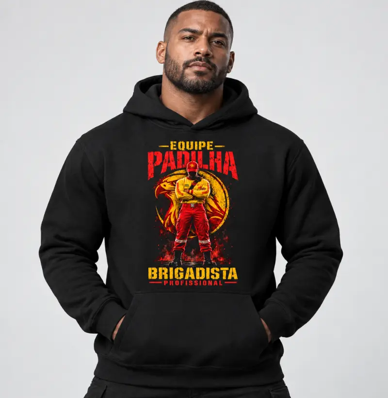 Equipe Padilha | Brigadista Profissional - Hoodie Moletom