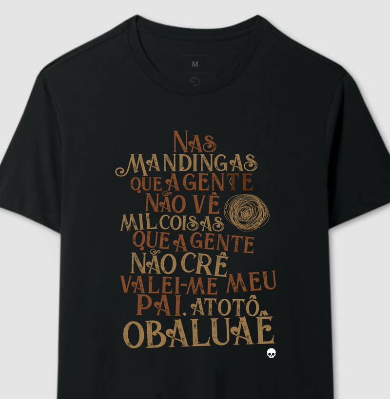 Camiseta Umbanda Orixá Obaluaê Omolu Atotô
