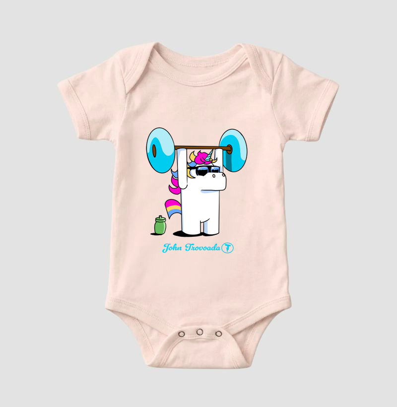 Body bebe unicórnio de bolso