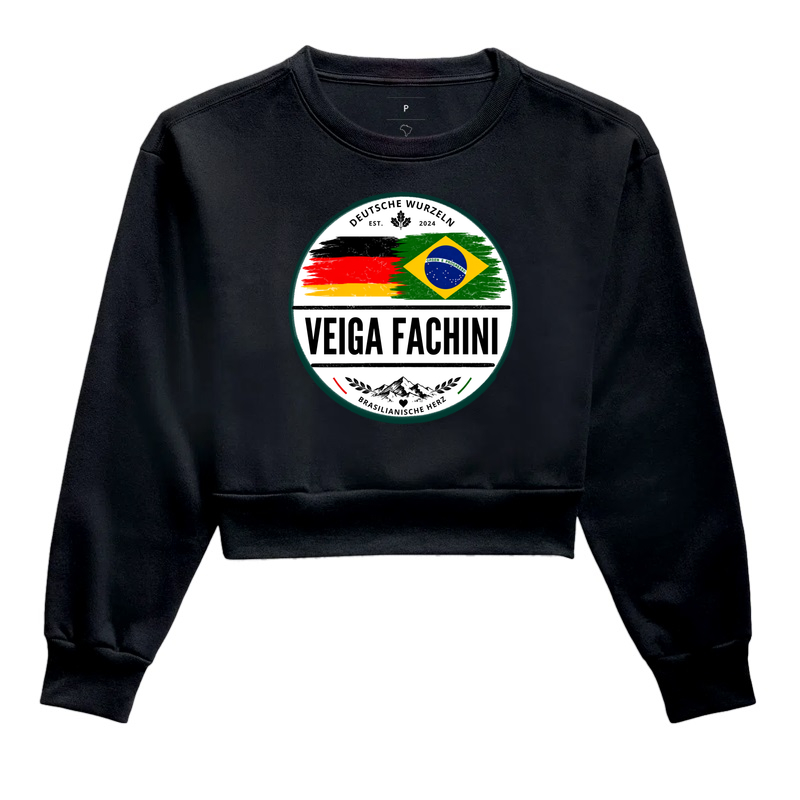 Veiga Fachini  - Cropped Moletom