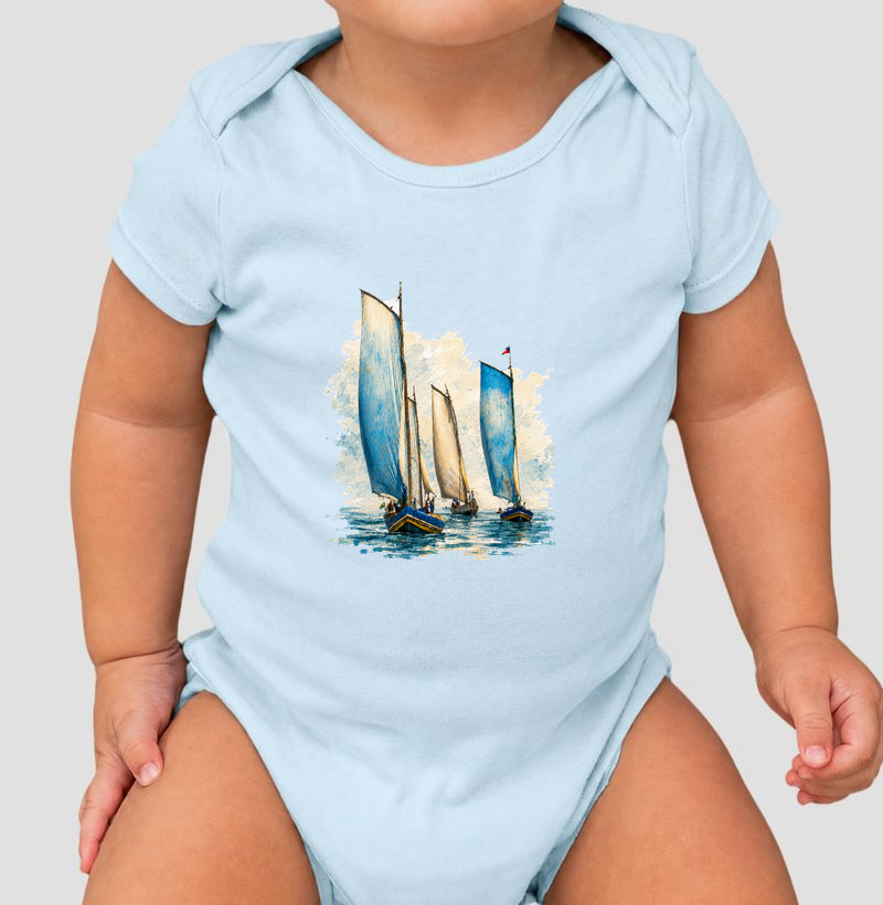 Trinca de Saveiros - Body Infantil