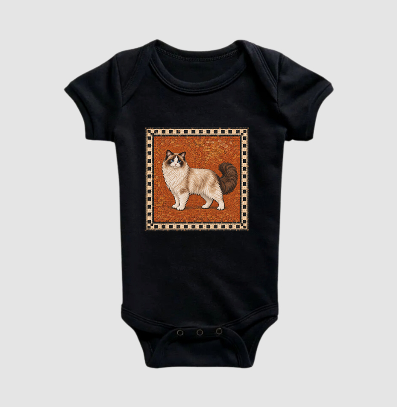 Mosaico de Gato - Body Infantil