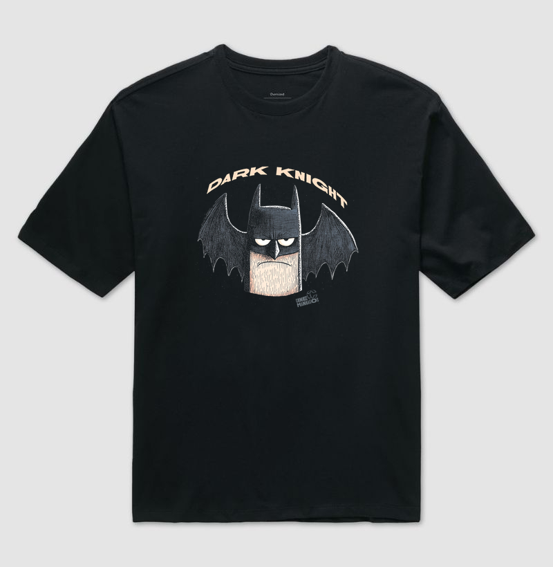 Dark Knight — Morcego Rabugento - Camiseta Oversized