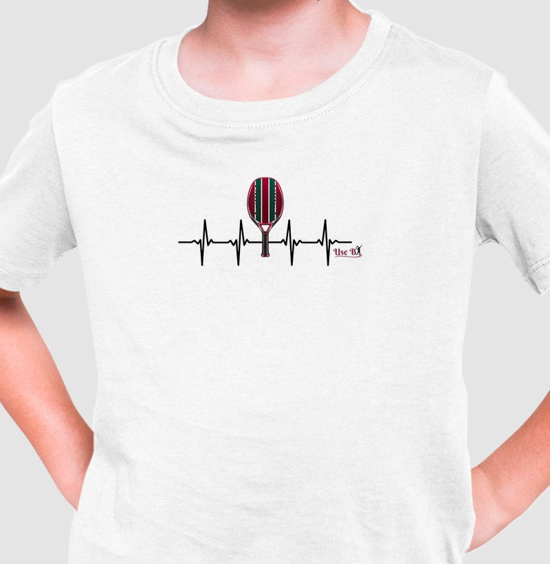 Batimentos Grená - Camiseta Infantil