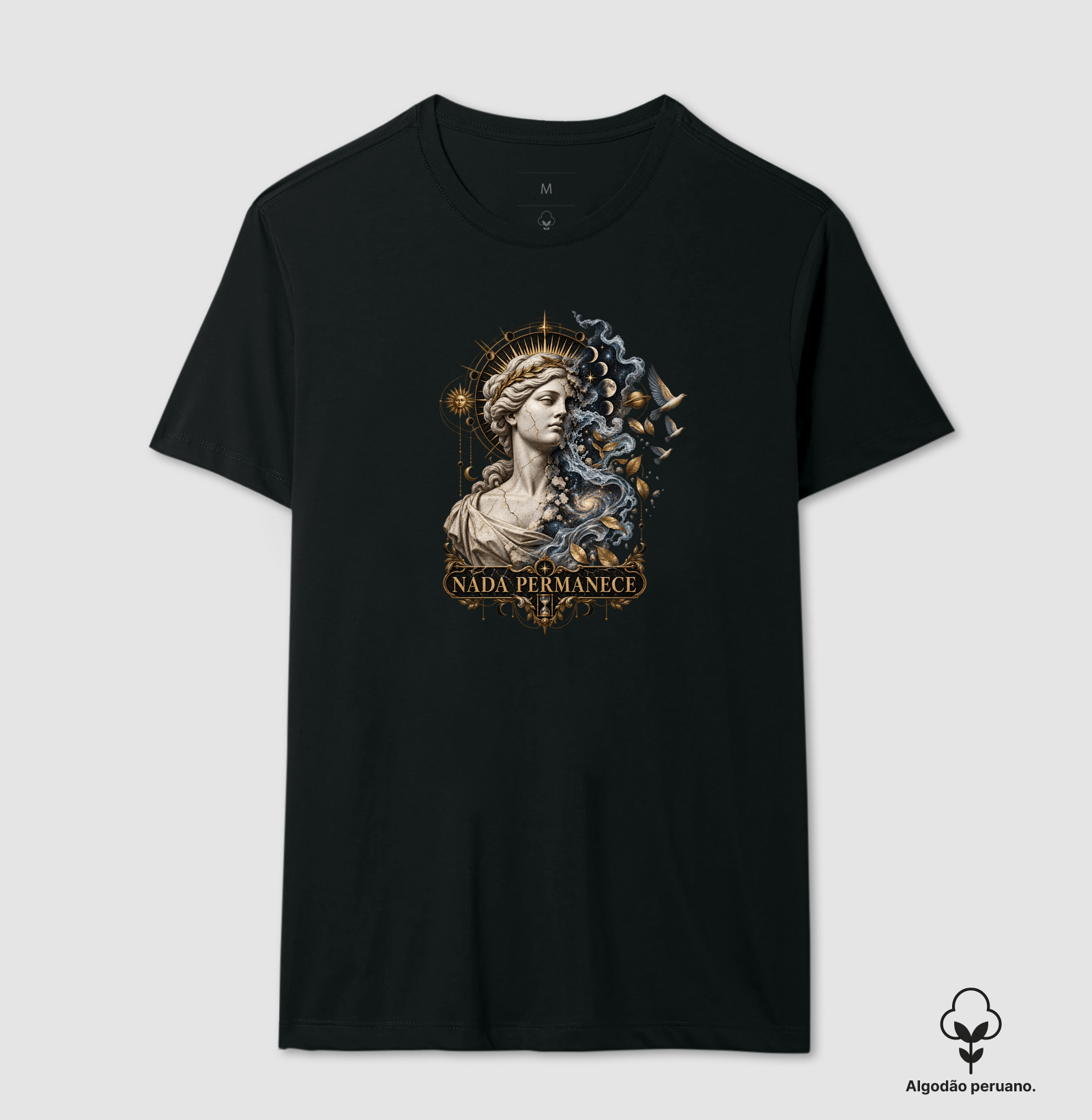 Nada Permanece - Camiseta Algodão Peruano