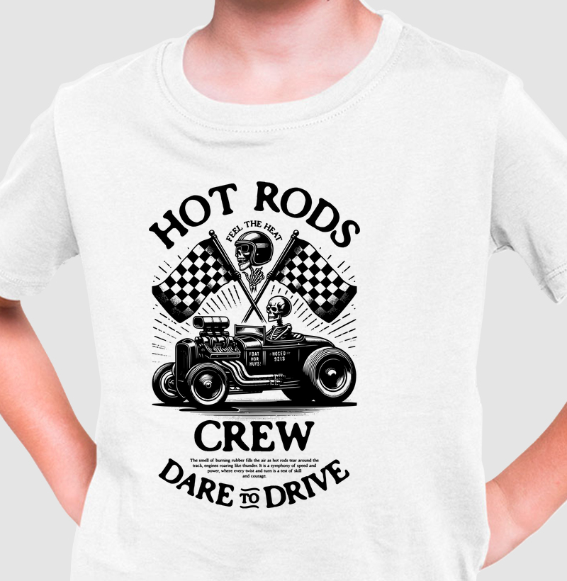 Camiseta Infantil - Hot Rods