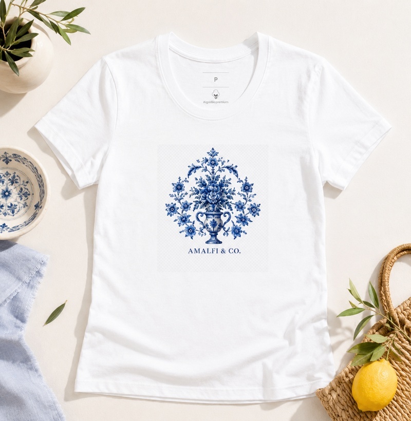 Camiseta Porcelana Azul — Amalfi & Co.