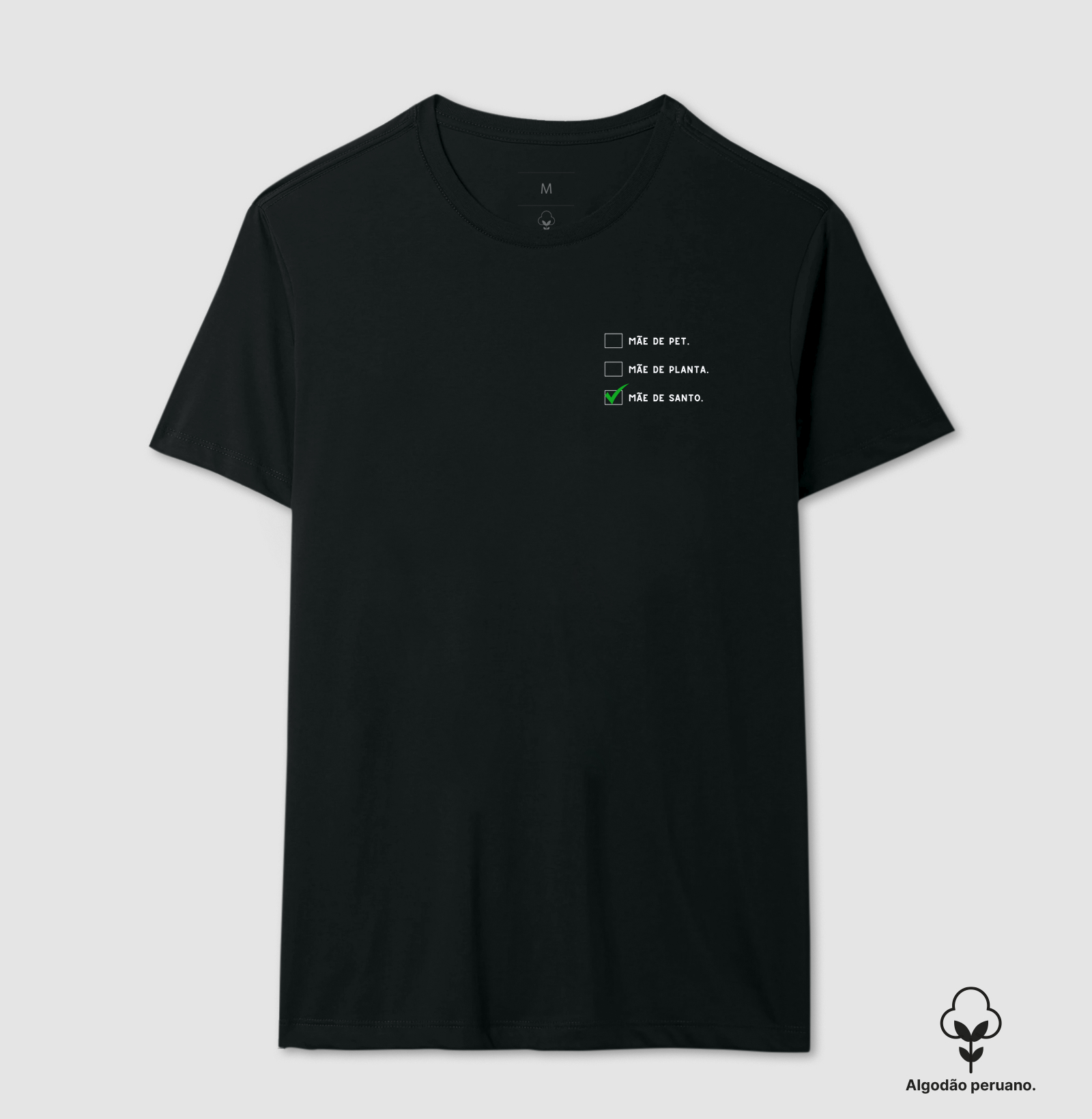 Mãe de santo minimalista