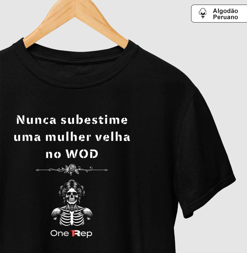 Nunca subestime uma mulher velha no WOD