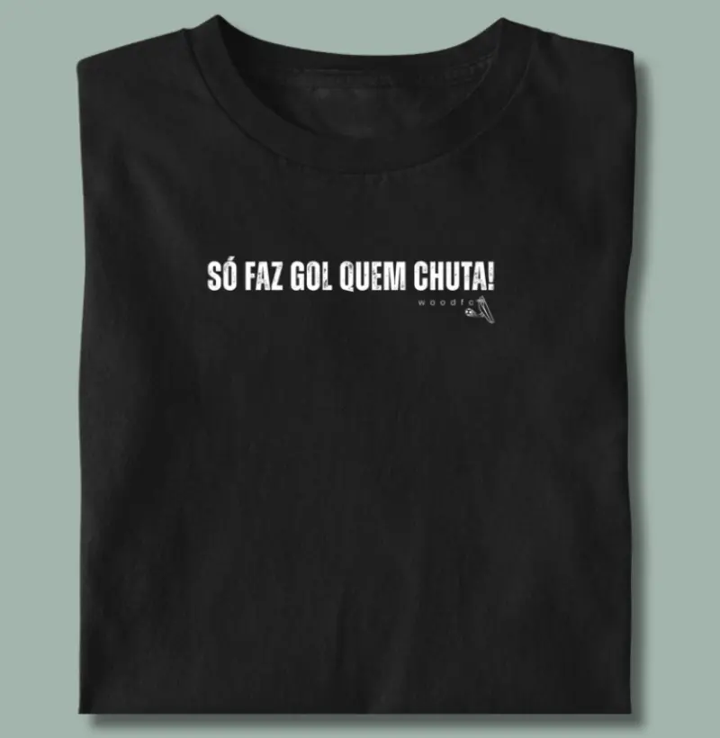 Só faz gol quem chuta