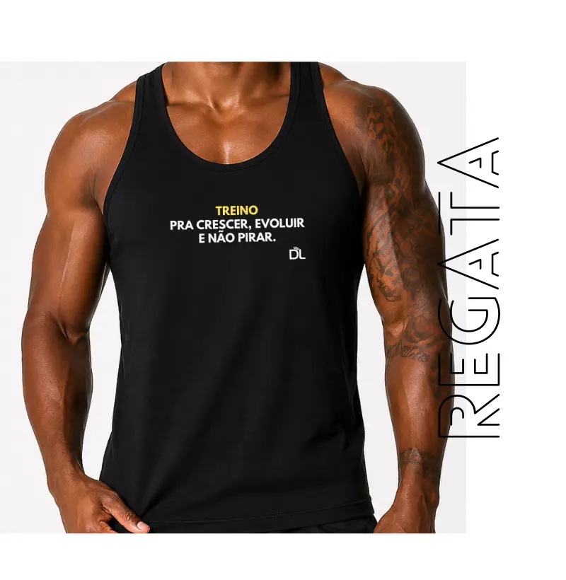 Treino pra crescer evoluir e não pirar 2 - Regata