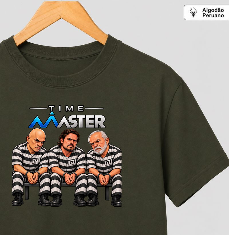 Time Master - Camiseta Algodão Peruano