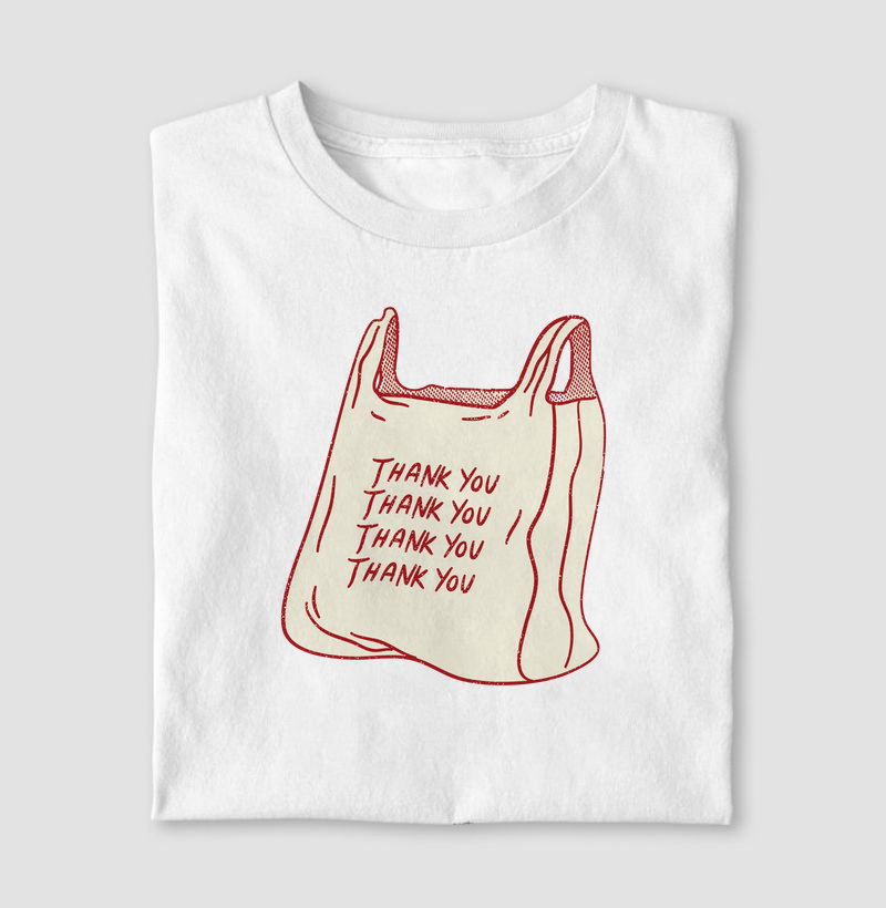 Camiseta Thank You Red