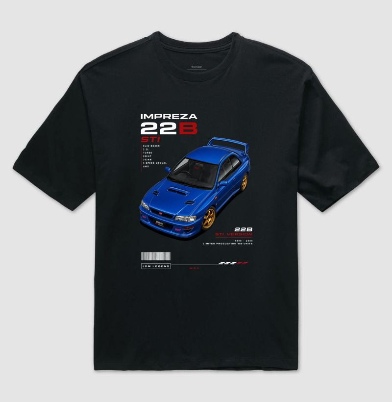 Camiseta oversized Subaru