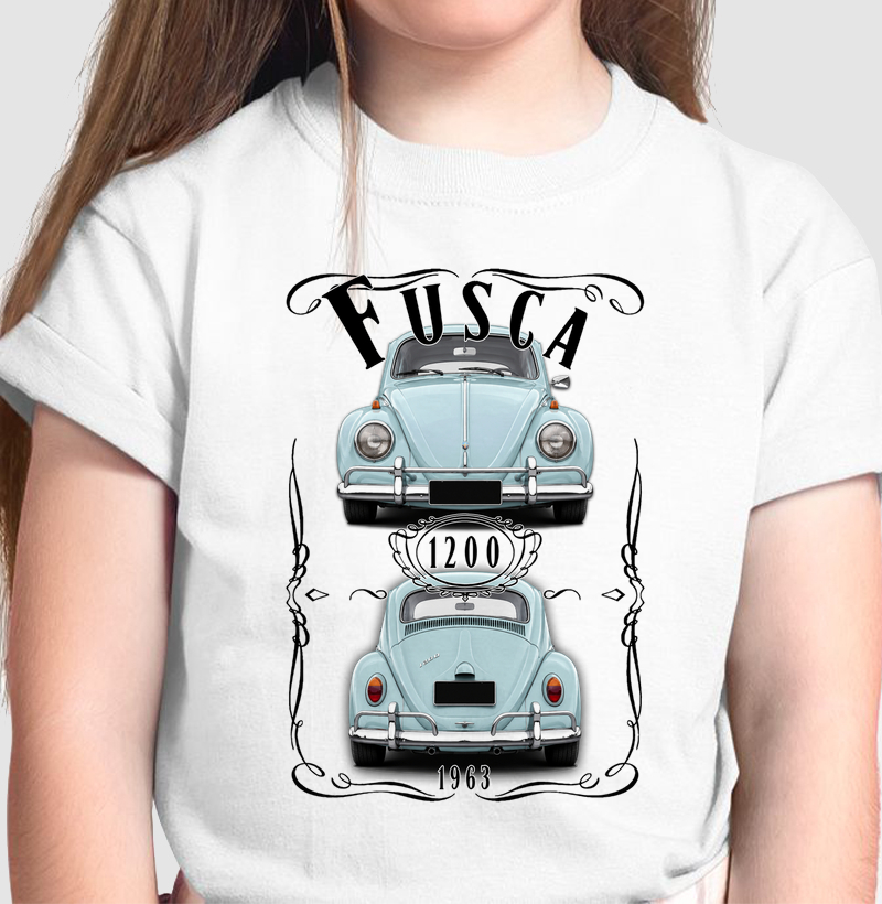 Camiseta infantil Fusca vintage