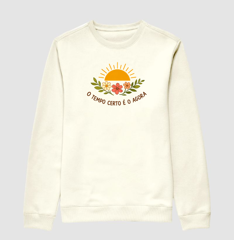 Camiseta O Tempo certo é o agora - Alma Vestida