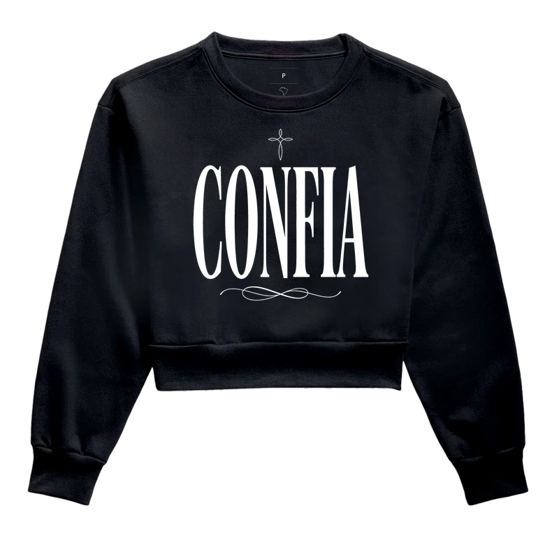 Confia - Cropped Moletom