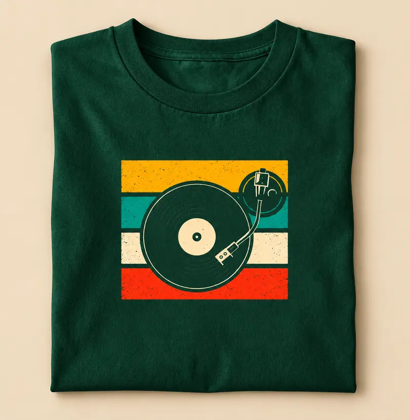 Toca-Discos Vinil Retrô