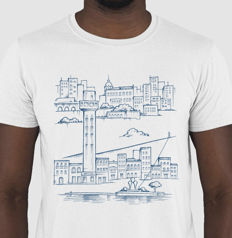 Cidade Alta, Cidade Baixa - Camiseta