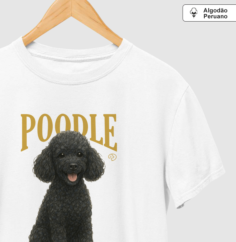 Poodle Preto Vintage