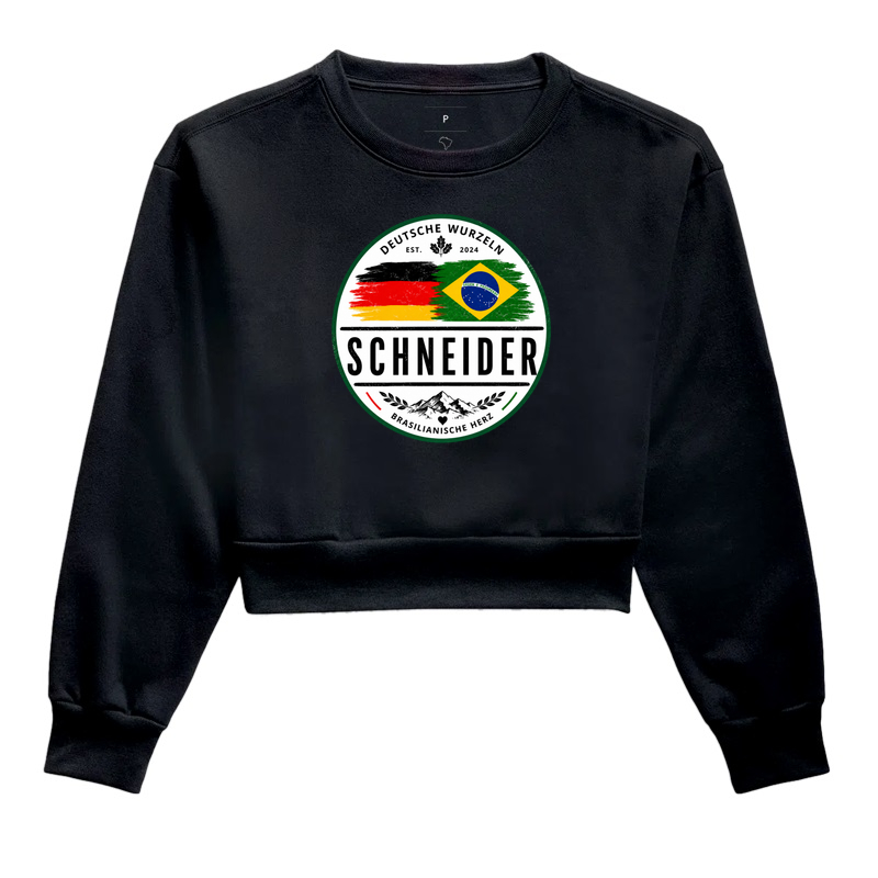 Schneider  - Cropped Moletom
