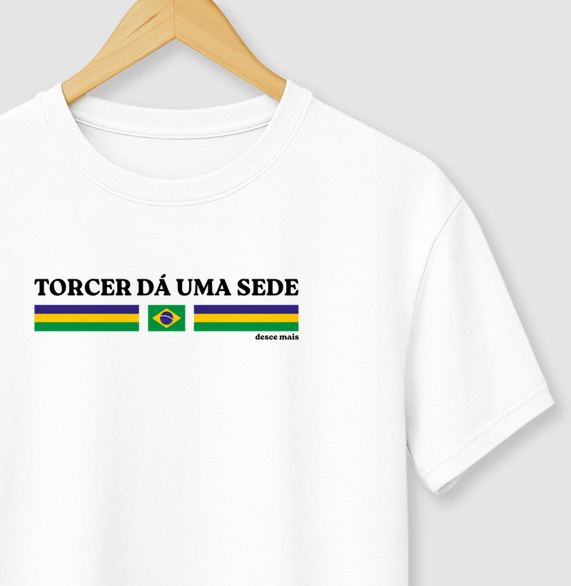 Torcer dá uma sede