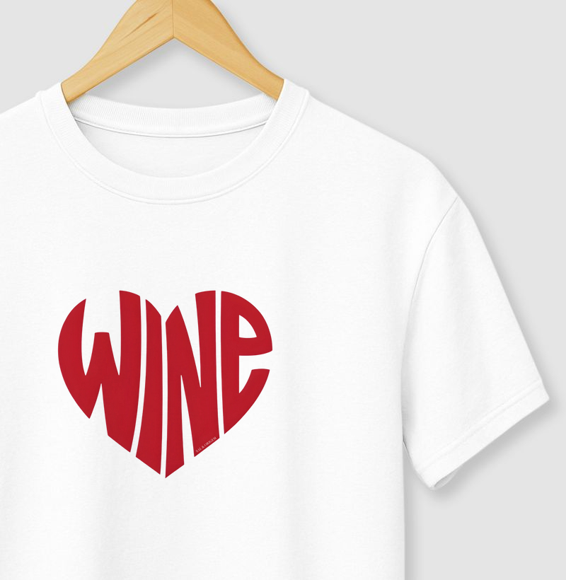 Coração WINE - Vermelho