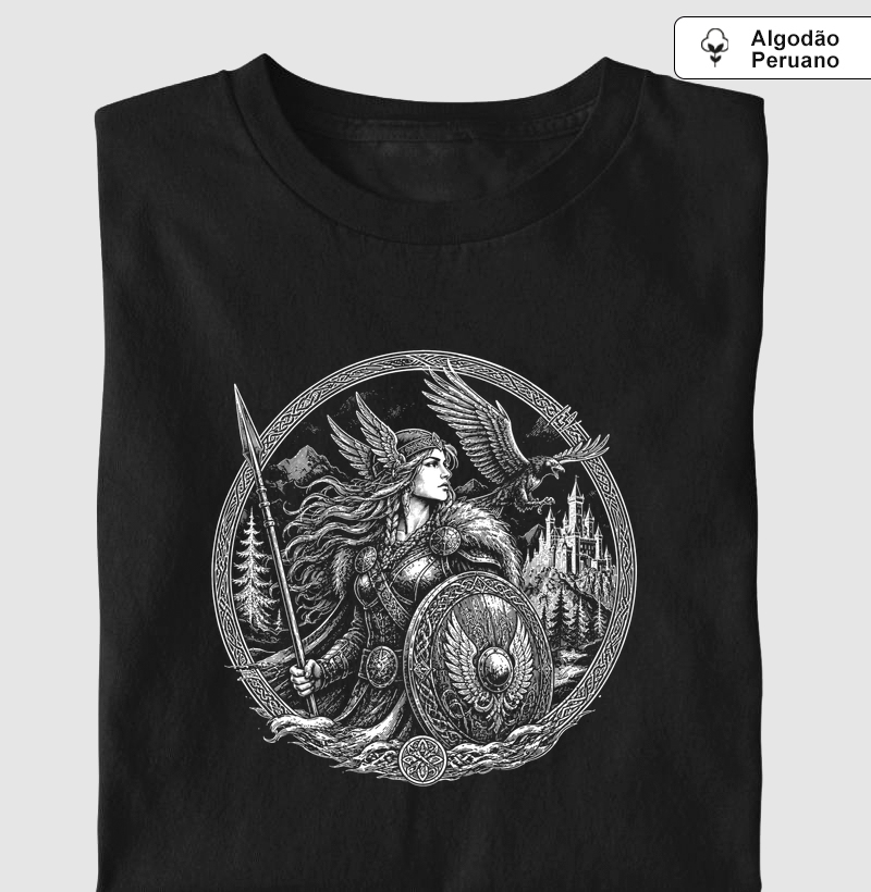 Valkyria - Camiseta Algodão Peruano