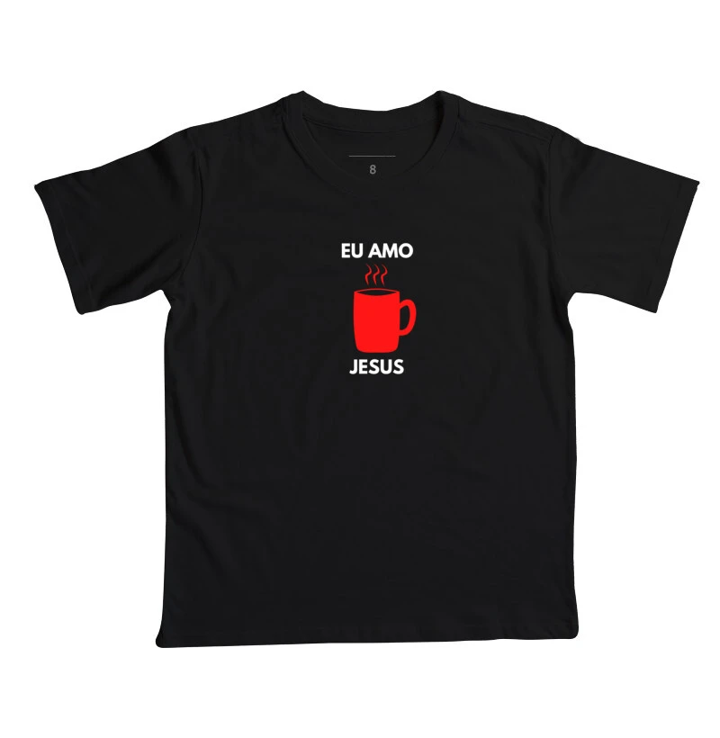 Infantil Eu Amo Jesus e Café