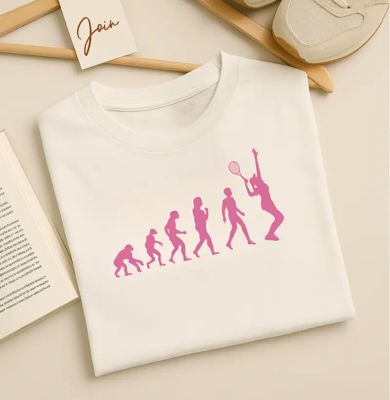 A evolução - Tênis feminino
