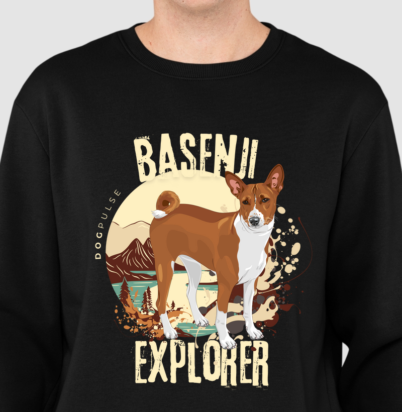 Suéter Moletom Dog Pulse Basenji Explorer – Silent Tracker