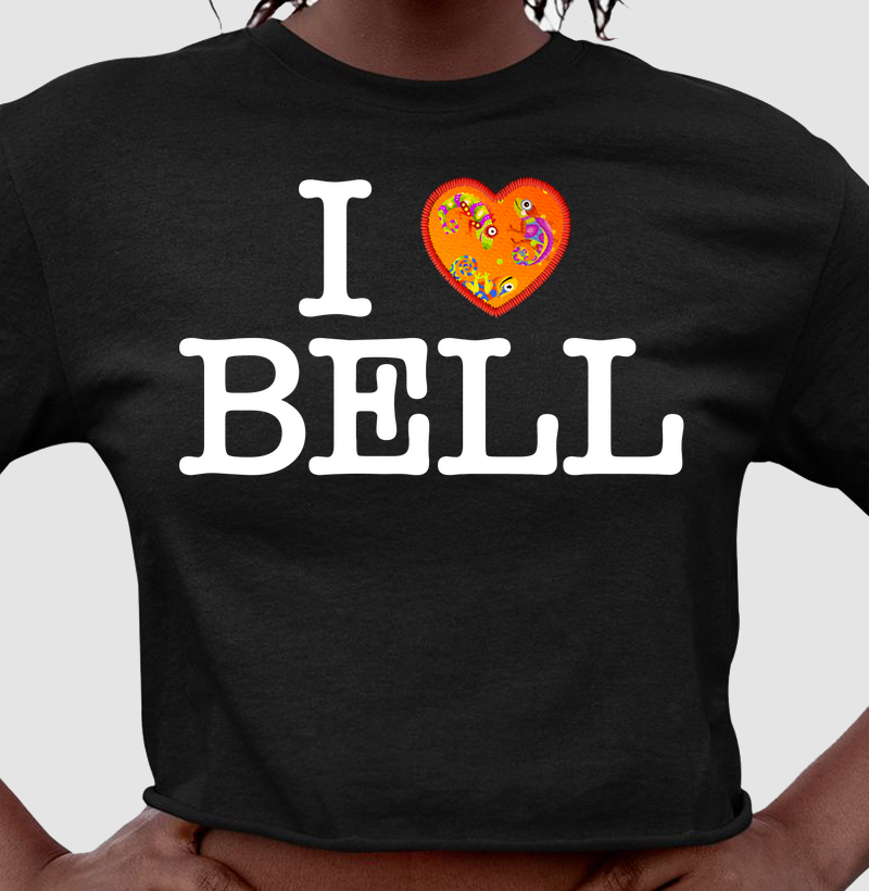 Cropped Axé - I Love Bell