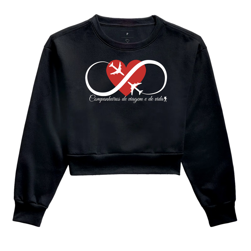 Camiseta Viagem em Casal Infinito Love Trip | Excursionista