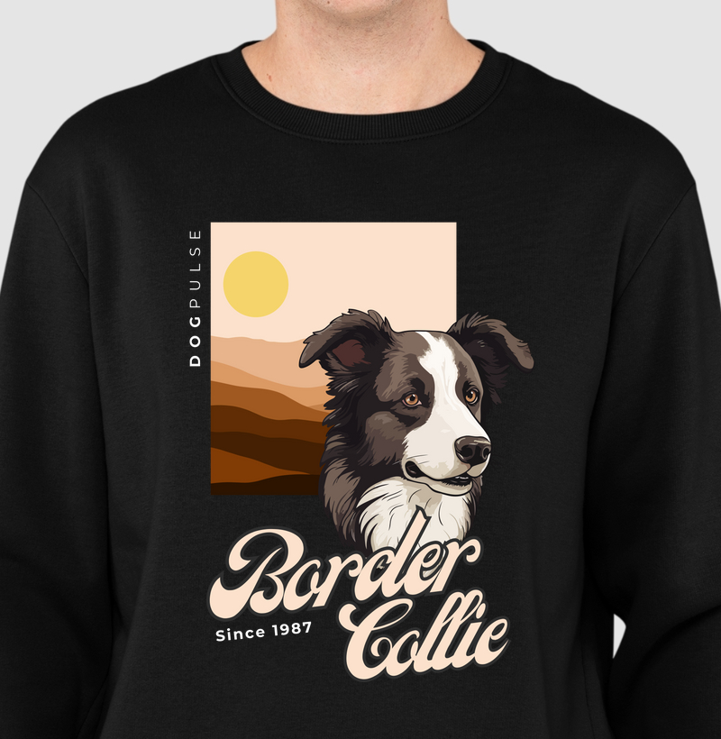 Suéter Moletom Border Collie Busto Dog Pulse