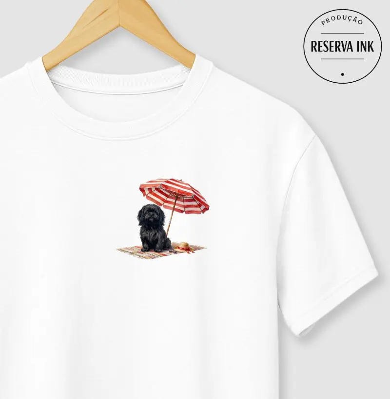 Shih Tzu Preto  - Praia