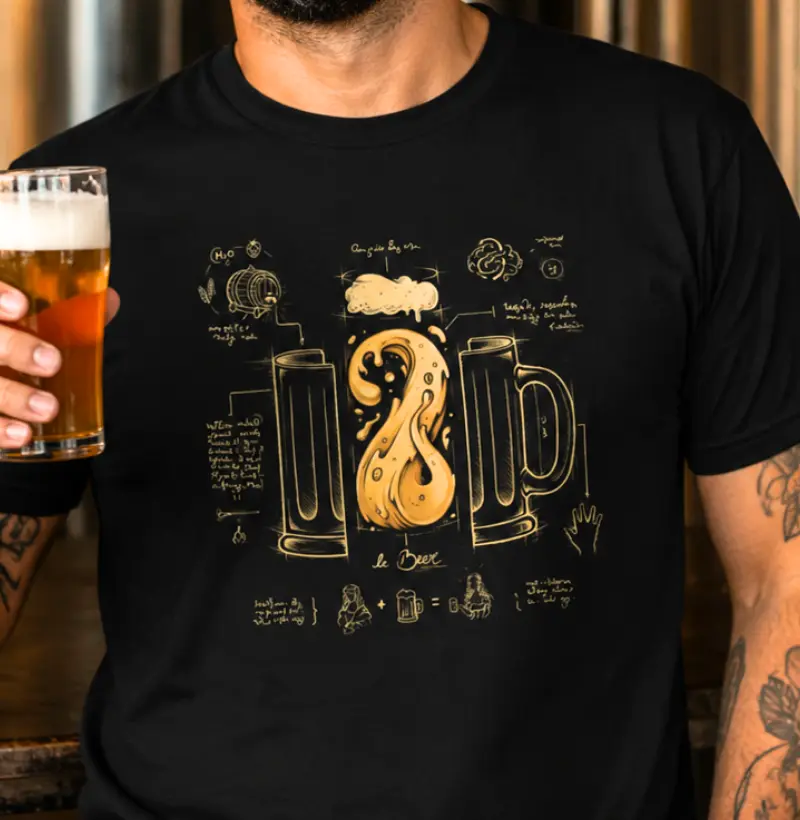 Anatomia da Cerveja - Camiseta