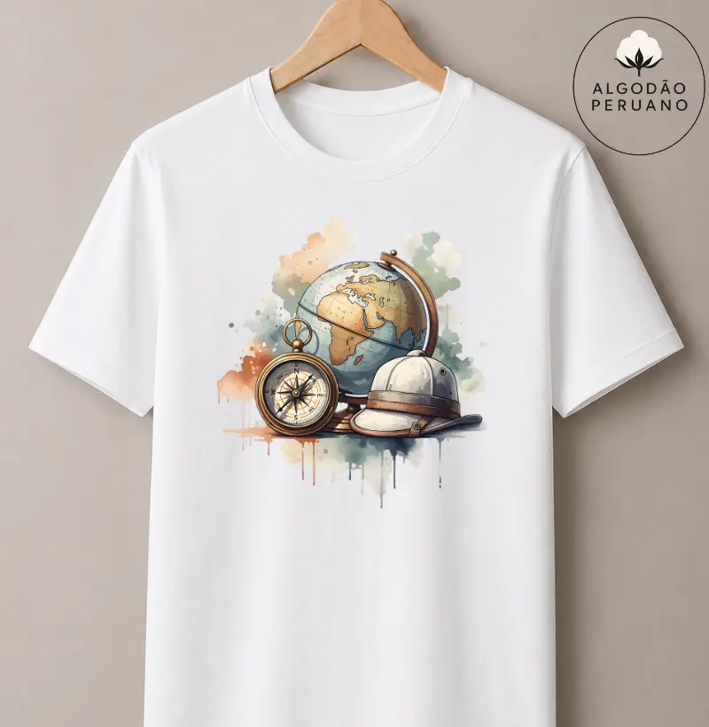 Camiseta Algodão Peruano - Espírito Aventureiro  