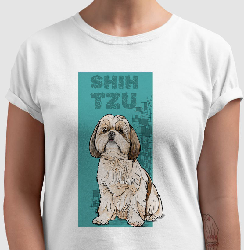 Camiseta Cachorro Shih Tzu
