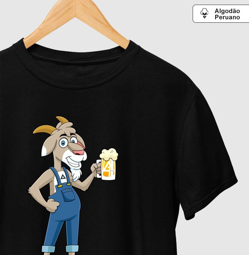Camiseta Bode Cervejeiro - Mr. GADU - Algodão Peruano